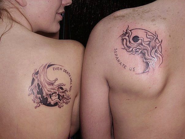 Tattoo with inscription for men and women