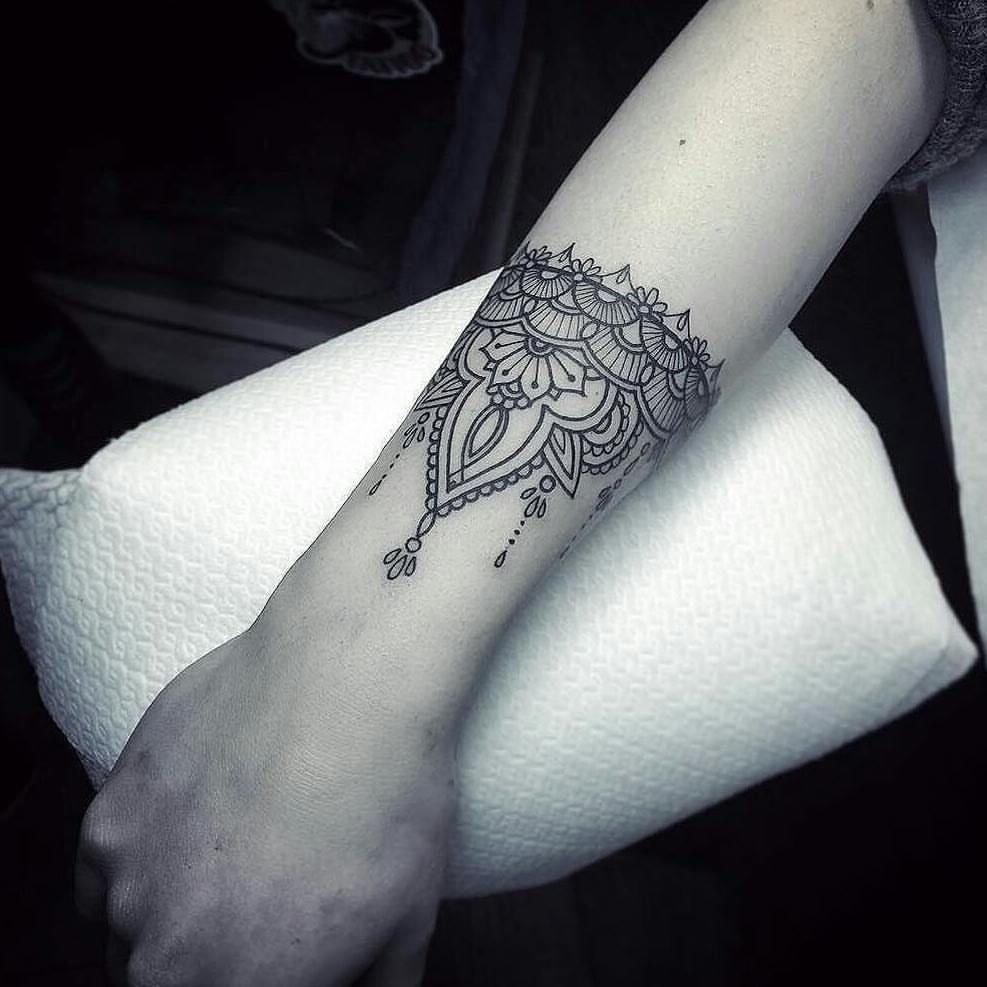 Tattoo on the forearm for women