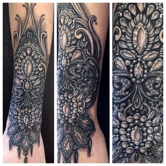 baroque style tattoo