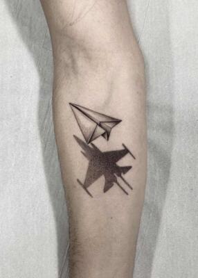 airplane tattoo (6)