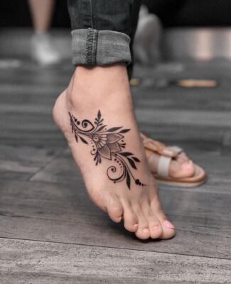 ankle tattoo (5)