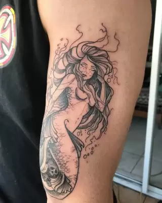 aquarius zodiac sign tattoo (4)