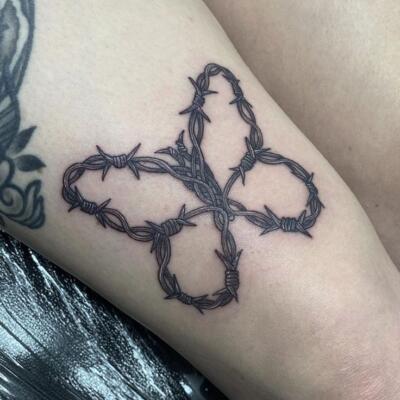 barbed wire tattoo (2)