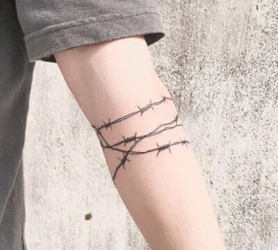 barbed wire tattoo (5)