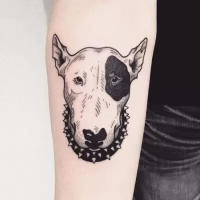 Bull Terrier tattoo (1)