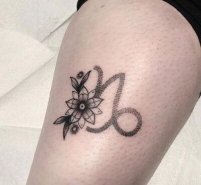 capricorn zodiac sign tattoo (3)