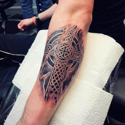 celtic cross tattoo (5)