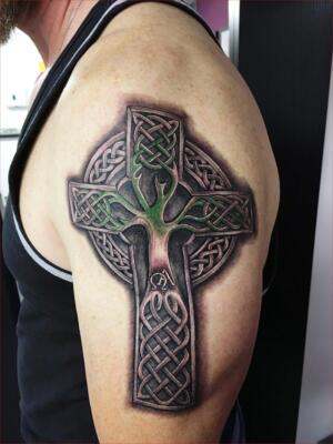 celtic cross tattoo (7)