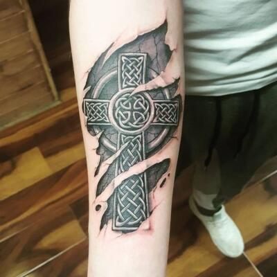 celtic cross tattoo (9)