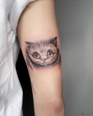 cheshire cat tattoo (2)