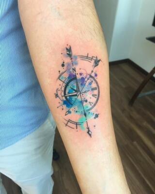 compass tattoo (1)