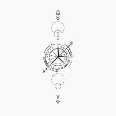 compass tattoo (3)