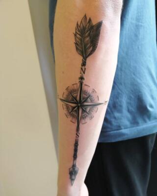 compass tattoo (5)