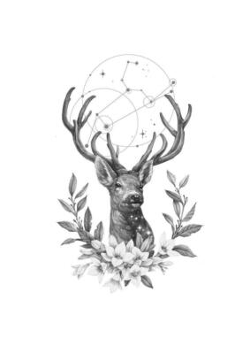 deer tattoos (2)