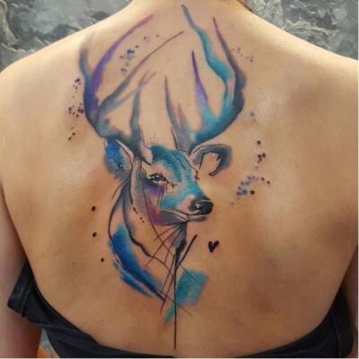 deer tattoos (4)