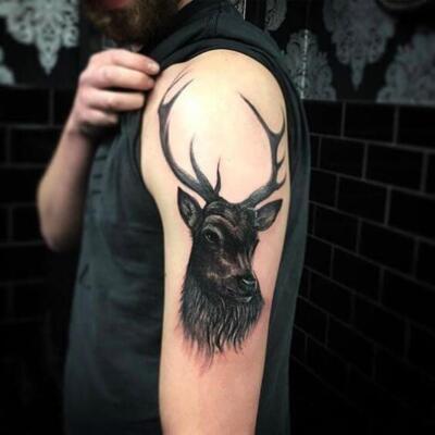 deer tattoos (6)