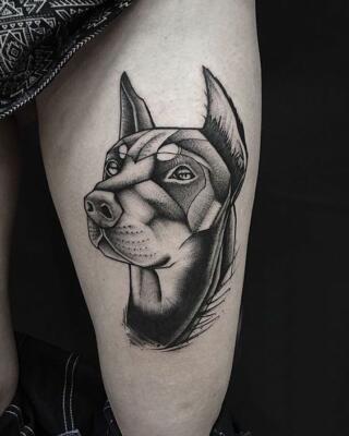 doberman tattoo (1)