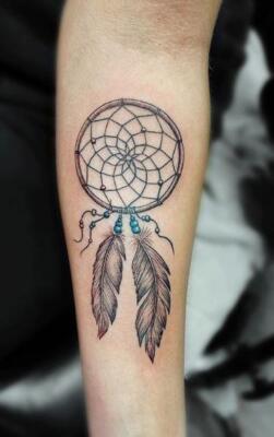 dreamcatcher tattoo (2)