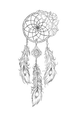 dreamcatcher tattoo (3)