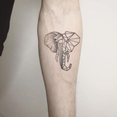 elephant tattoo (1)