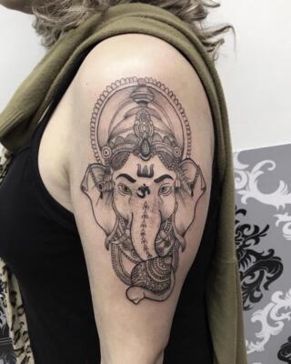 ganesha tattoo (1)