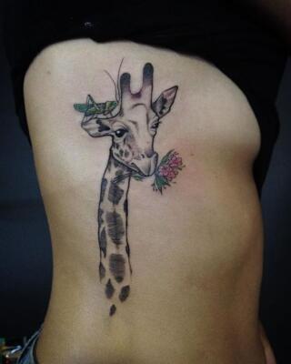 giraffe tattoo (4)