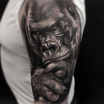 gorilla tattoo (1)