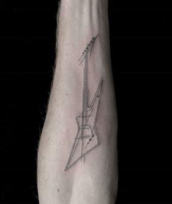 guitar tattoo (3)