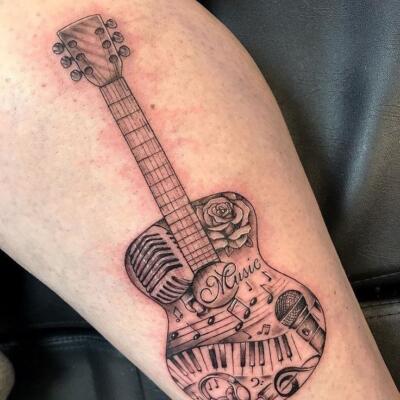 guitar tattoo (4)