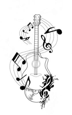 guitar tattoo (8)