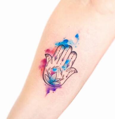 hamsa tattoo (2)