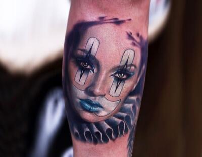 harlequin tattoo (2)