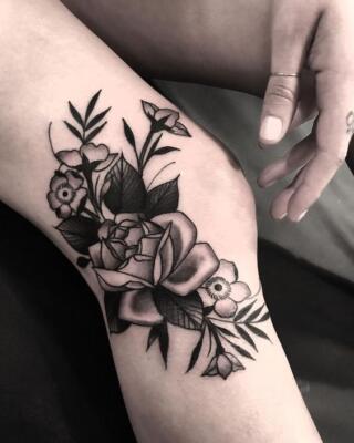 knee tattoo (4)