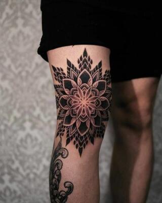 knee tattoo (6)