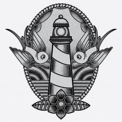 lighthouse tattoo (1)