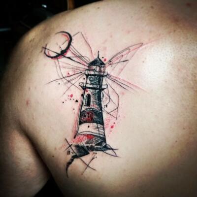 lighthouse tattoo (3)