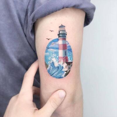 lighthouse tattoo (8)