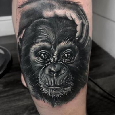 monkey tattoo (4)