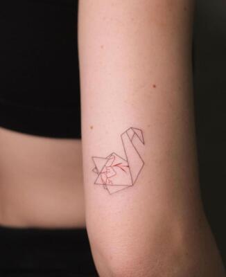 origami tattoo (2)