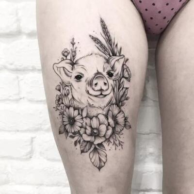 pig tattoo (2)