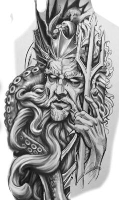 poseidon tattoo (3)