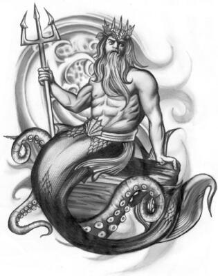 poseidon tattoo (7)