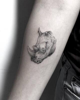 rhinoceros tattoo (1)