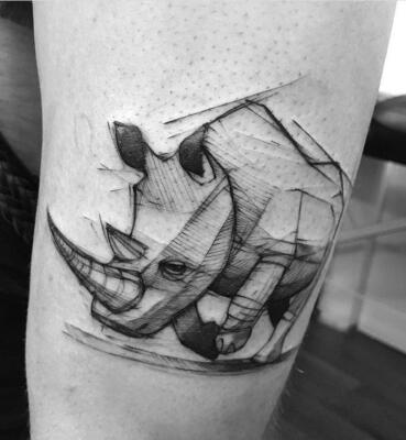 rhinoceros tattoo (2)