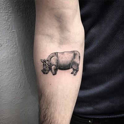 rhinoceros tattoo (3)