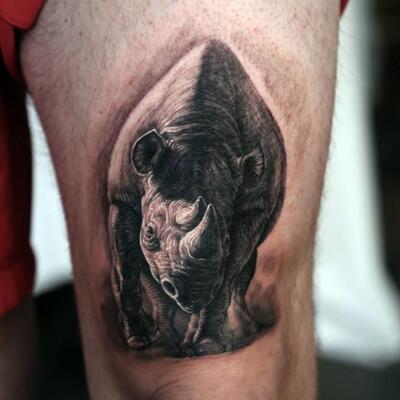 rhinoceros tattoo (4)