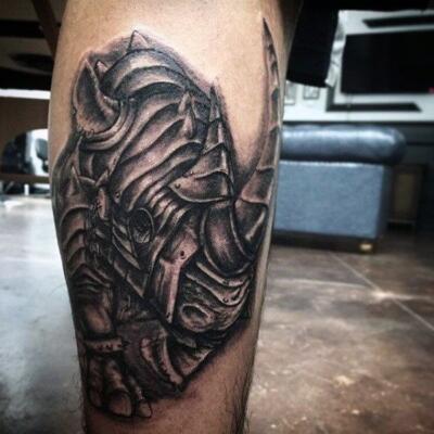 rhinoceros tattoo (5)