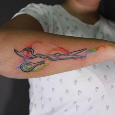 scissors tattoo (3)