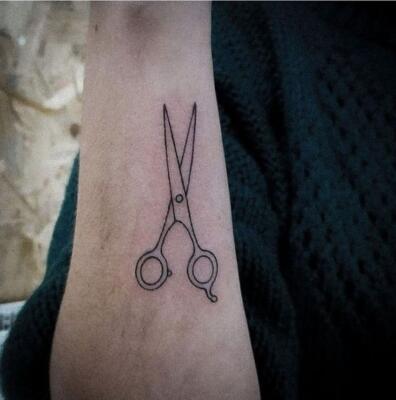 scissors tattoo (5)