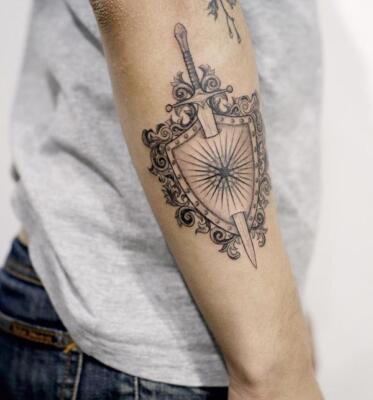 shield tattoo (10)